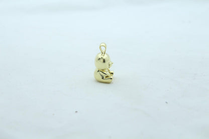 Bear Urn Necklace – 925 Sterling Silver Memorial Ash Pendant (18 mm)