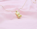 Bear Urn Necklace – 925 Sterling Silver Memorial Ash Pendant (18 mm)