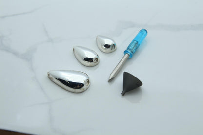 Teardrop Urn Necklace – 925 Sterling Silver Memorial Ash Pendant (16,20,26 mm)