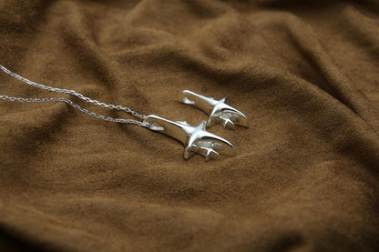 North Star Urn Necklace – 925 Sterling Silver Memorial Ash Pendant (26 mm / 32 mm)