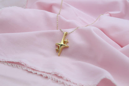 Eternal Polaris Urn Necklace – 925 Sterling Silver North Star Memorial Ash Pendant (26 mm & 32 mm)