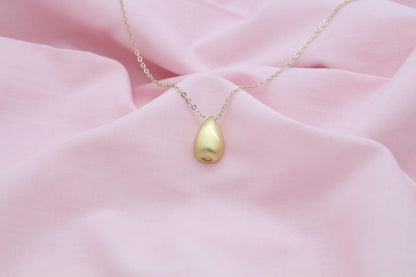 Elegant Teardrop Memorial Urn Necklace – 925 Sterling Silver Ash Holder Pendant – Custom Engraving Available