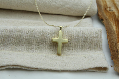 Sacred Cross Keepsake Urn Necklace – 925 Sterling Silver Ash Pendant with Optional Engraving (22 • 25 mm)
