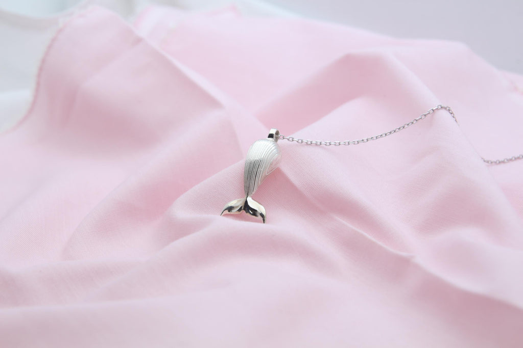 Ocean Guardian Urn Necklace – 925 Sterling Silver Ash Pendant with Optional Engraving (23 mm)
