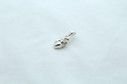 Anatomic Heart Memorial Urn Necklace – 925 Sterling Silver Anatomical Ash Pendant with (15 mm)