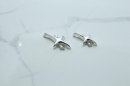 North Star Urn Necklace – 925 Sterling Silver Memorial Ash Pendant (26 mm / 32 mm)