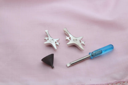 North Star Urn Necklace – 925 Sterling Silver Memorial Ash Pendant (26 mm / 32 mm)
