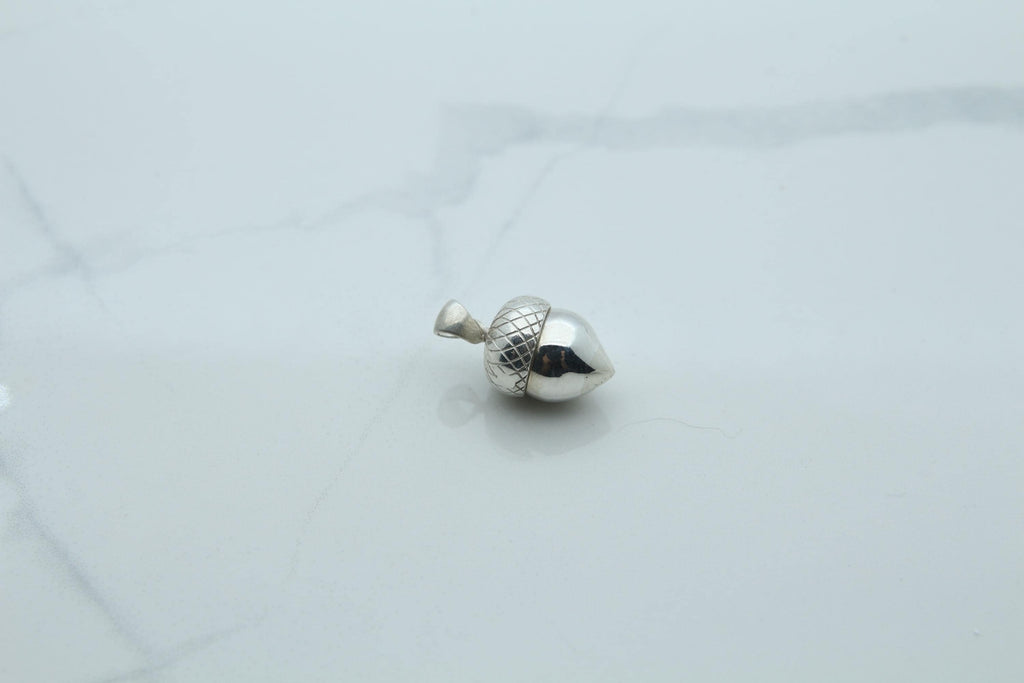 Acorn Urn Necklace – 925 Sterling Silver Memorial Keepsake Pendant (13.5 mm)