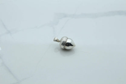 Acorn Urn Necklace – 925 Sterling Silver Memorial Keepsake Pendant (13.5 mm)