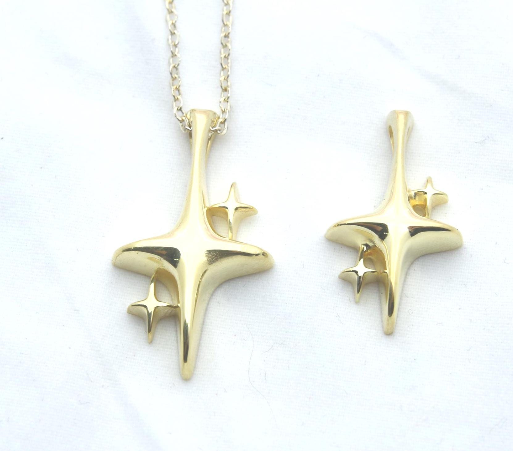 Eternal Polaris Urn Necklace – 925 Sterling Silver North Star Memorial Ash Pendant (26 mm & 32 mm)