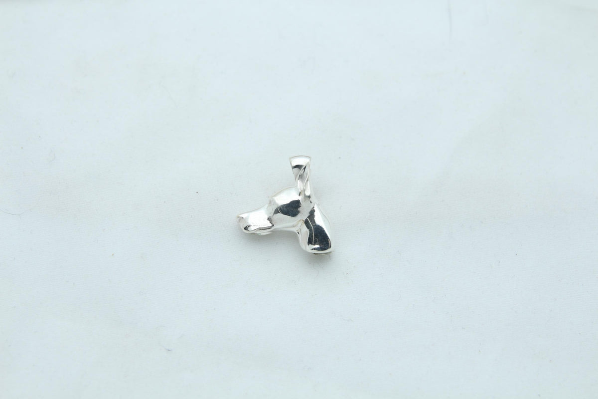 Doberman Urn Necklace – 925 Sterling Silver Dog Ash Pendant