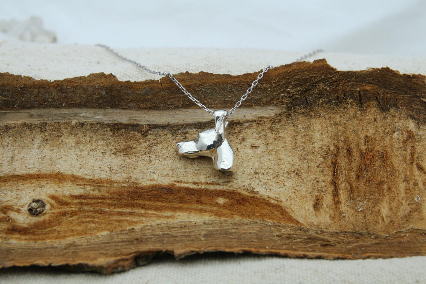 Doberman Urn Necklace – 925 Sterling Silver Dog Ash Pendant