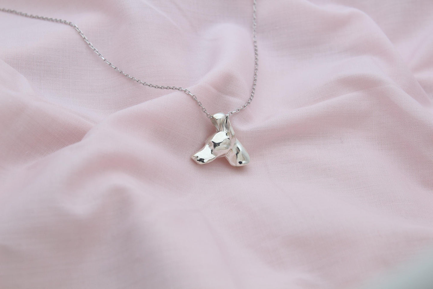 Doberman Urn Necklace – 925 Sterling Silver Dog Ash Pendant