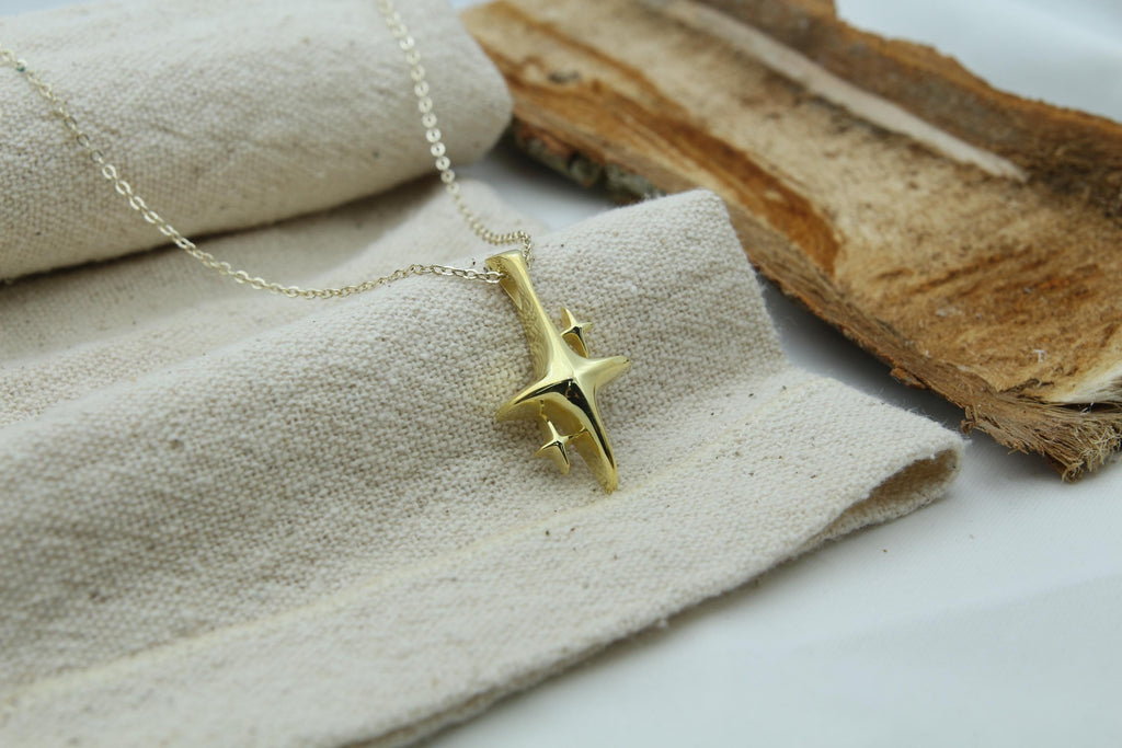 Eternal Polaris Urn Necklace – 925 Sterling Silver North Star Memorial Ash Pendant (26 mm & 32 mm)