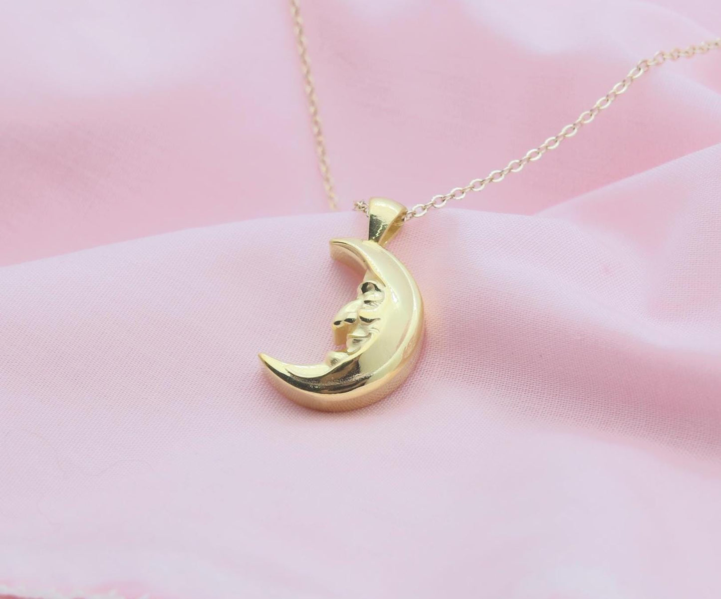Lunar Muse Memorial Urn Necklace – 925 Sterling Silver Ash Pendant with Optional Engraving (16.5 mm)