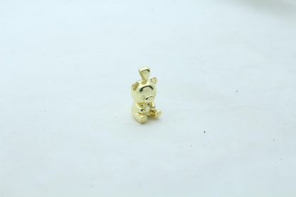 Bear Urn Necklace – 925 Sterling Silver Memorial Ash Pendant (18 mm)