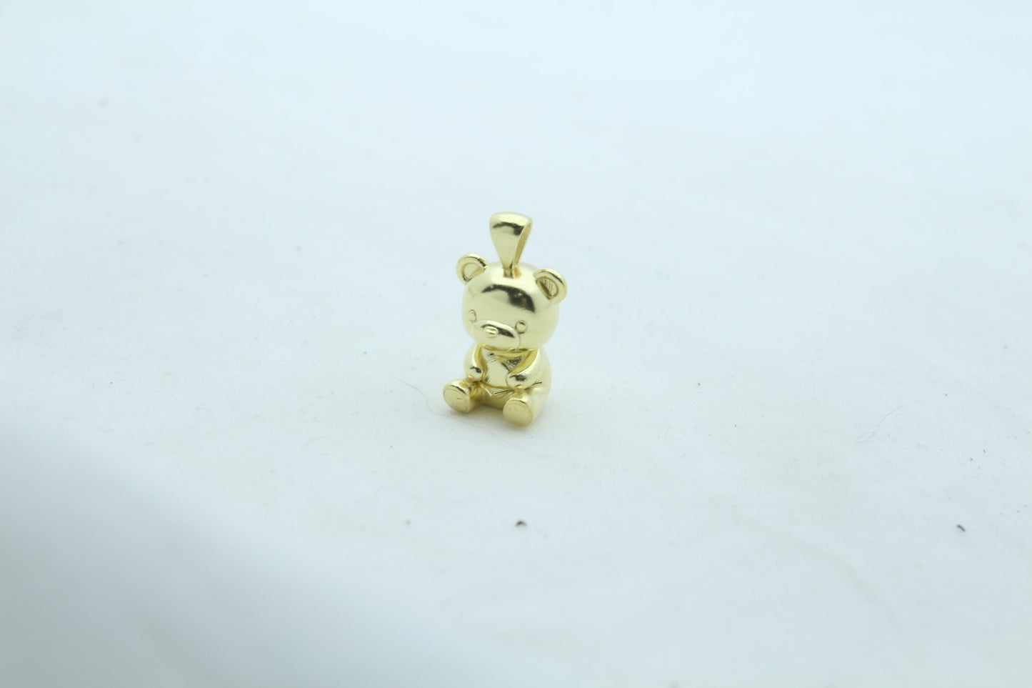Bear Urn Necklace – 925 Sterling Silver Memorial Ash Pendant (18 mm)