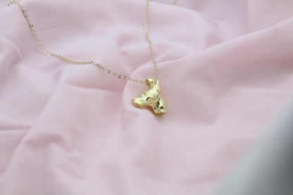 Doberman Spirit Urn Necklace – 925 Sterling Silver Dog Memorial Ash Pendant (17 mm)