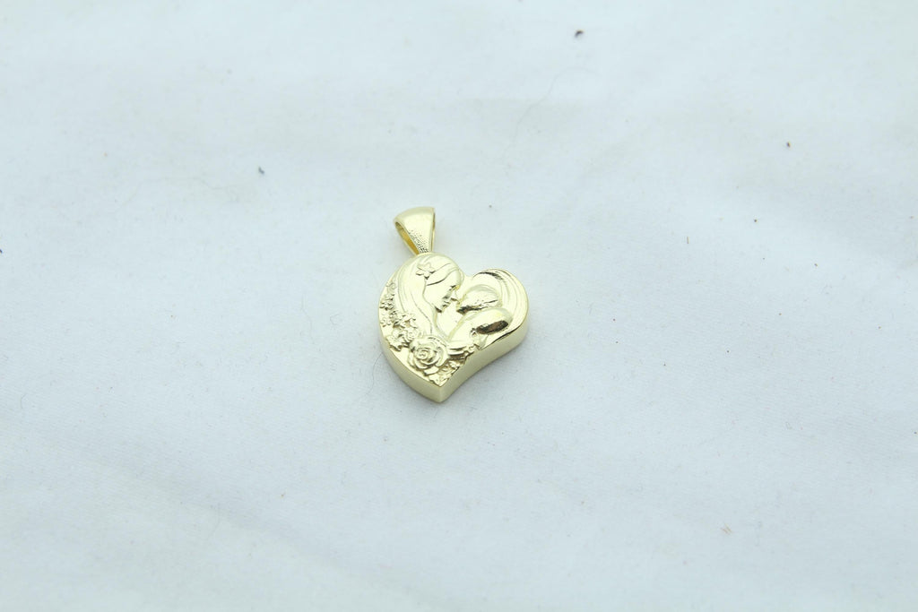 Eternal Bond Mother & Child Urn Necklace – 925 Sterling Silver Heart Ash Pendant (16 mm)