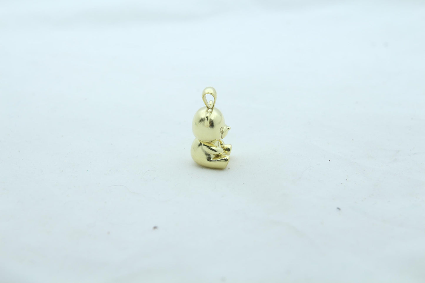 Bear Urn Necklace – 925 Sterling Silver Memorial Ash Pendant (18 mm)