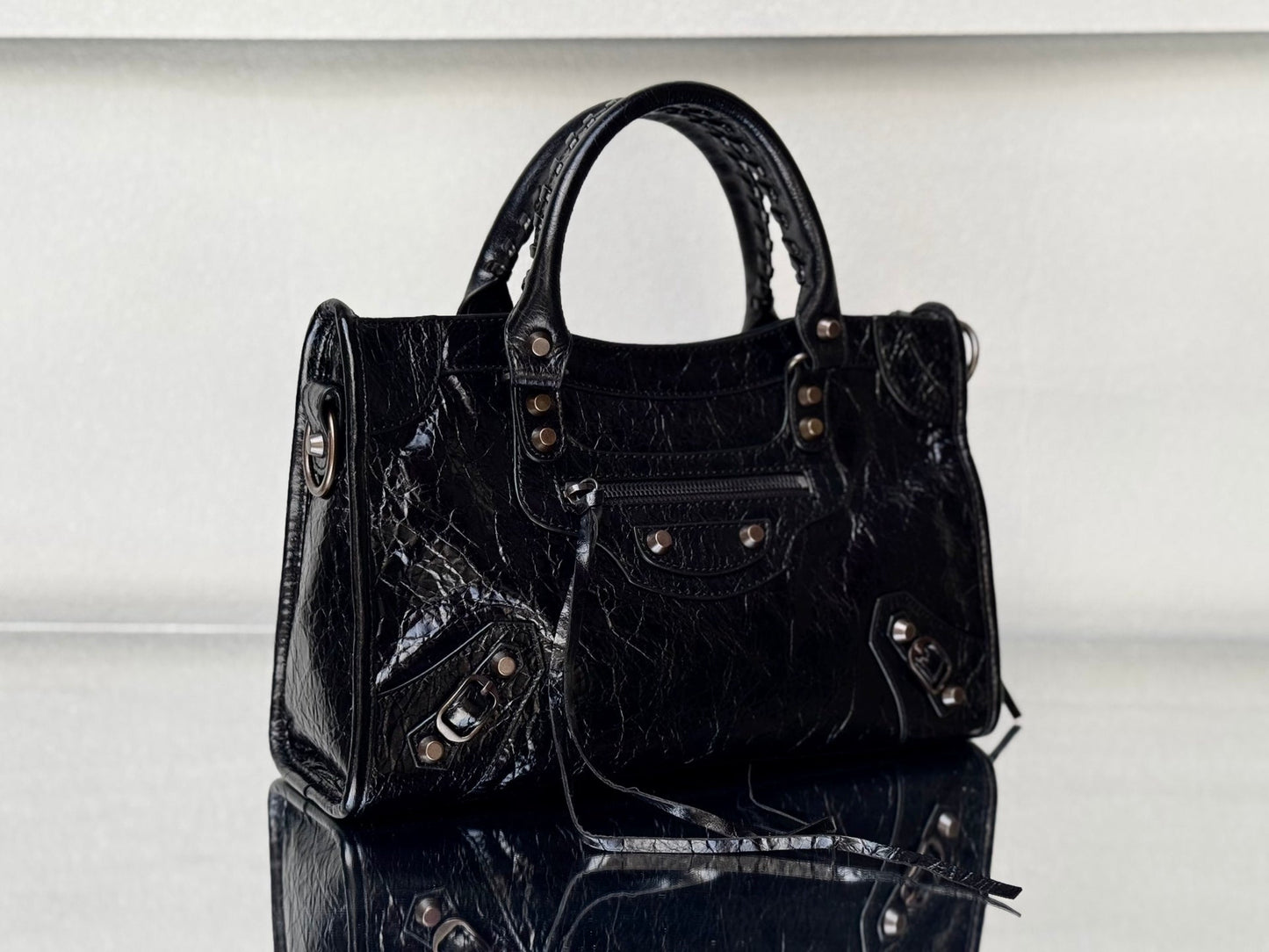 Balenciaga Le City Bag Black Lambskin