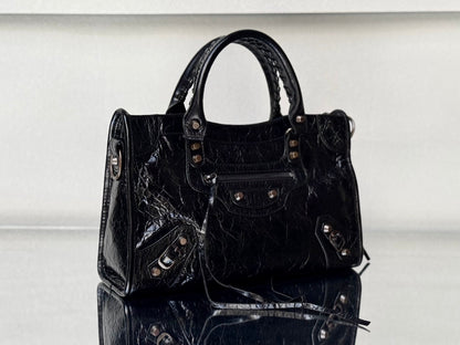 Balenciaga Le City Bag Black Lambskin