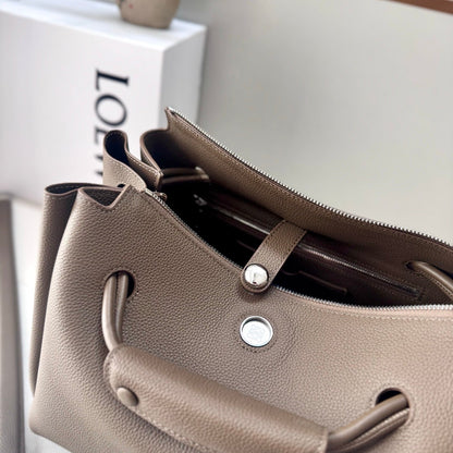 Loewe Madrid Bag 33cm Taupe Cowhide