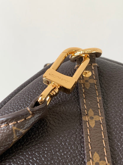 LV M26359 Express MM Handbag 36cm Brown Cowhide GHW