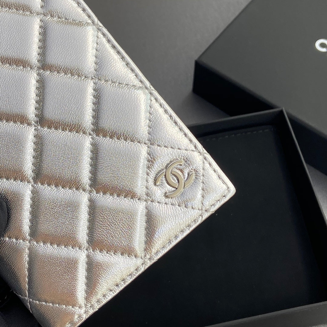 CC Passport Holder Sliver Sheepskin 234709