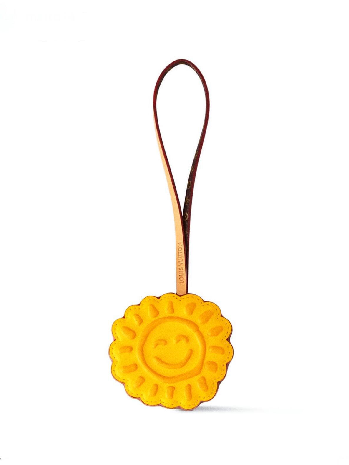 LV Sun Charm Yellow mix Colors Cowhide Canvas