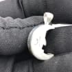 Moon Grandpa Urn Necklace – 925 Sterling Silver Memorial Ash Pendant (20 mm)