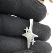 North Star Urn Necklace – 925 Sterling Silver Memorial Ash Pendant (26 mm / 32 mm)