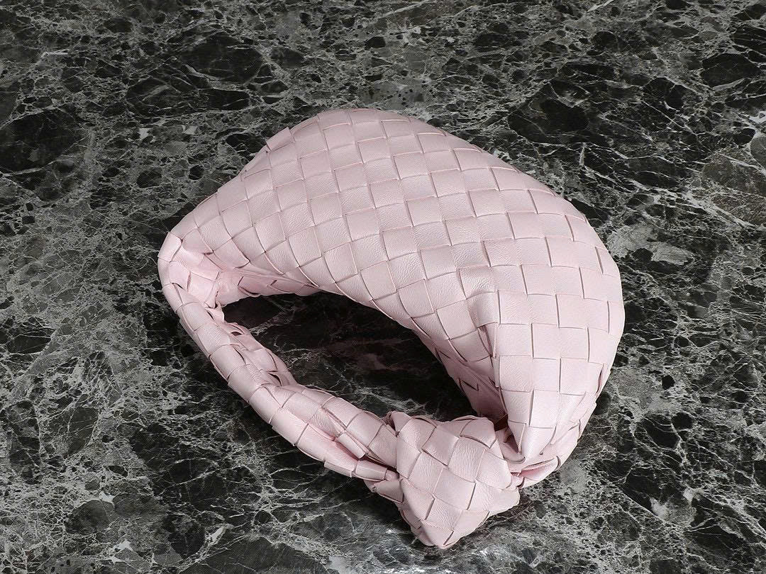 BV Mini Jodie 28cm in Soft Pink Sheepskin