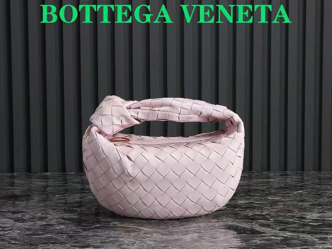 BV Mini Jodie 28cm in Soft Pink Sheepskin